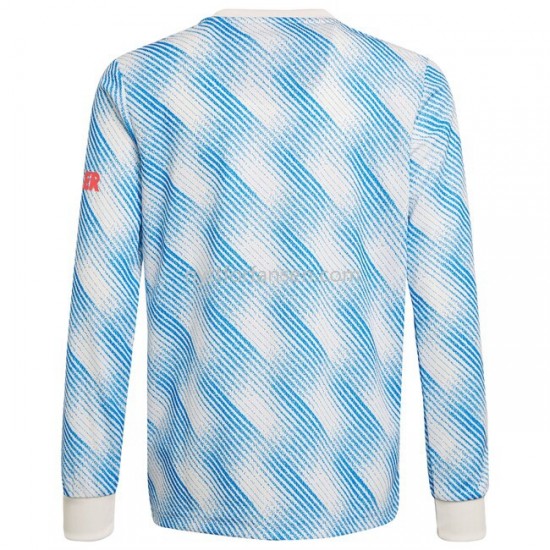 Manchester United Fotballdrakt Herre Bortedraktsett 2021-2022 Langermet