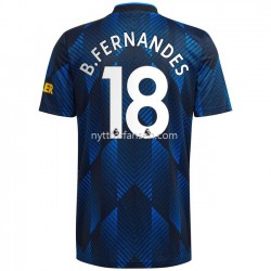 Manchester United Bruno Fernandes 18 Fotballdrakt Herre Tredjedraktsett 2021-2022