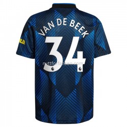 Manchester United Donny van de Beek 34 Fotballdrakt Herre Tredjedraktsett 2021-2022