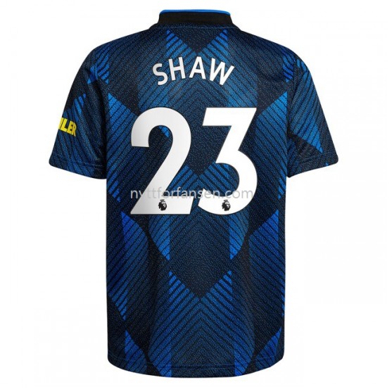 Manchester United Luke Shaw 23 Fotballdrakt Herre Tredjedraktsett 2021-2022