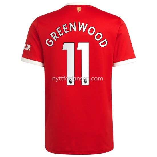 Manchester United Mason Greenwood 11 Fotballdrakt Herre Hjemmedraktsett 2021-2022