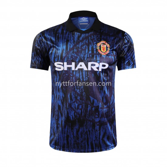 Manchester United Retro Fotballdrakt Herre Bortedraktsett 1993
