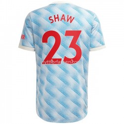 Manchester United Shaw 23 Fotballdrakt Herre Bortedraktsett 2021-2022