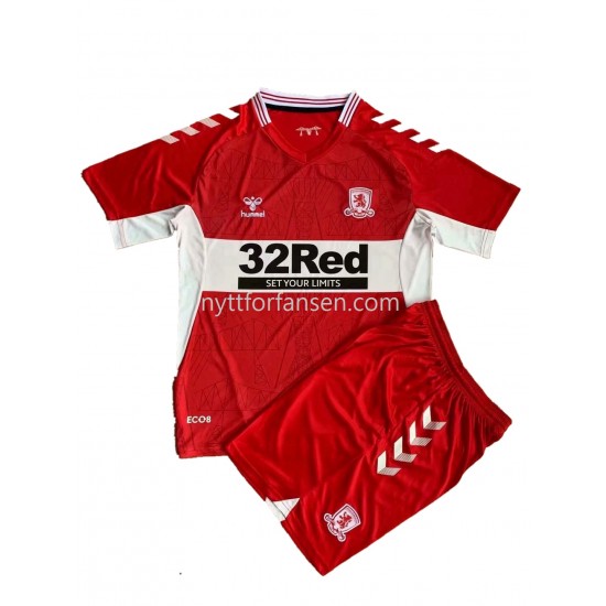 Middlesbrough Fotballdrakt Barn Hjemmedraktsett 2021-2022