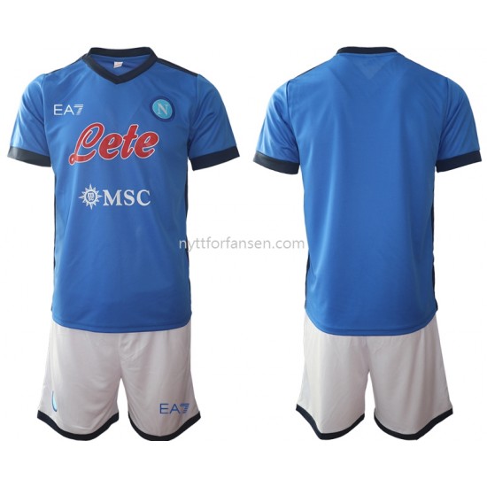 SSC SSC Napoli Fotballdrakt Barn Hjemmedraktsett 2021-2022