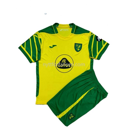 Norwich City Fotballdrakt Barn Hjemmedraktsett 2021-2022