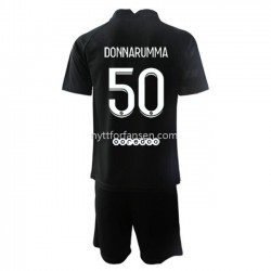 Paris Saint-Germain Keeper Gianluigi Donnarumma 50 Fotballdrakt Barn Bortedraktsett 2021-2022
