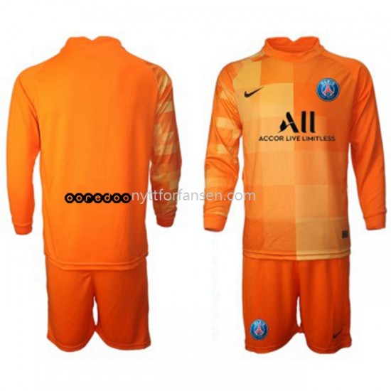 Paris Saint-Germain Keeper Fotballdrakt Barn Hjemmedraktsett 2021-2022 Langermet