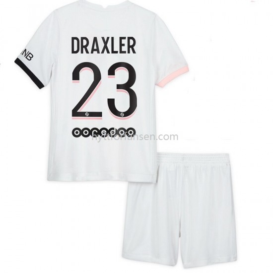 Paris Saint-Germain Julian Draxler 23 Fotballdrakt Barn Bortedraktsett 2021-2022