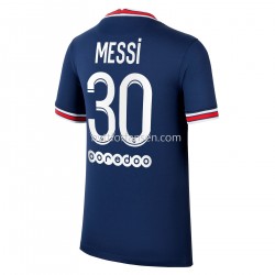 Paris Saint-Germain Lionel Messi 30 Fotballdrakt Herre Hjemmedraktsett 2021-2022