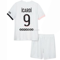 Paris Saint-Germain Mauro Icardi 9 Fotballdrakt Barn Bortedraktsett 2021-2022