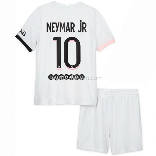 Paris Saint-Germain Neymar Jr 10 Fotballdrakt Barn Bortedraktsett 2021-2022