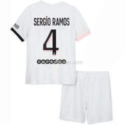 Paris Saint-Germain Sergio Ramos 4 Fotballdrakt Barn Bortedraktsett 2021-2022