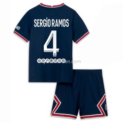 Paris Saint-Germain Sergio Ramos 4 Fotballdrakt Barn Hjemmedraktsett 2021-2022