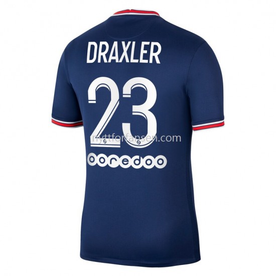 Paris Saint-Germain PSG Julian Draxler 23 Fotballdrakt Herre Hjemmedraktsett 2021-2022