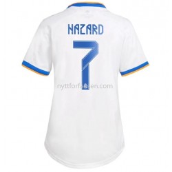 Real Madrid Eden Hazard 7 Fotballdrakt Dame Hjemmedraktsett 2021-2022