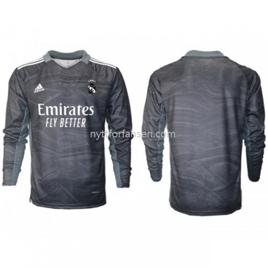 Real Madrid Keeper Fotballdrakt Herre Hjemmedraktsett 2021-2022 Langermet