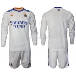 Real Madrid Fotballdrakt Barn Hjemmedraktsett 2021-2022 Langermet
