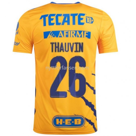 Tigres UANL Florian Thauvin 26 Fotballdrakt Herre Hjemmedraktsett 2021-2022