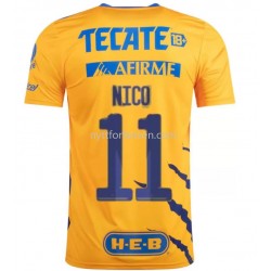Tigres UANL Nico Lopez 11 Fotballdrakt Herre Hjemmedraktsett 2021-2022