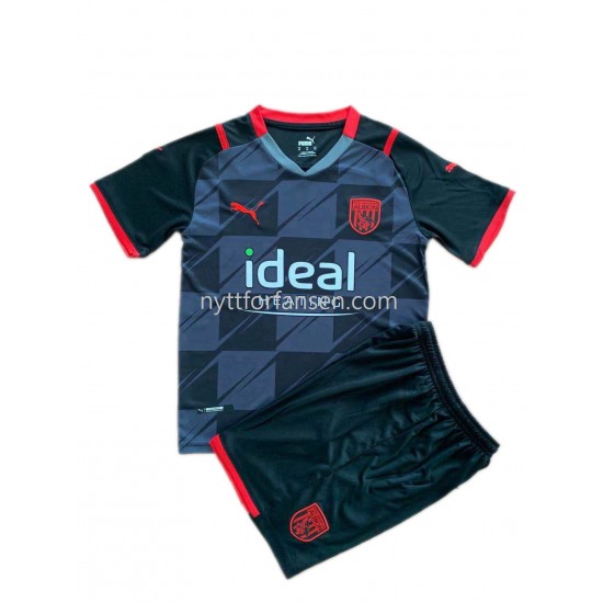 West Bromwich Albion Fotballdrakt Barn Bortedraktsett 2021-2022