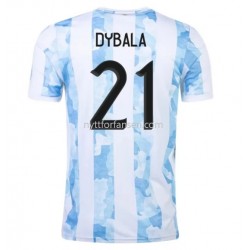 Argentina Dybala 21 Fotballdrakt Herre Hjemmedraktsett 2021