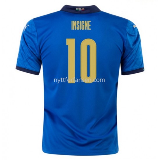 Italia Insigne 10 Fotballdrakt Herre Hjemmedraktsett Euro 2020