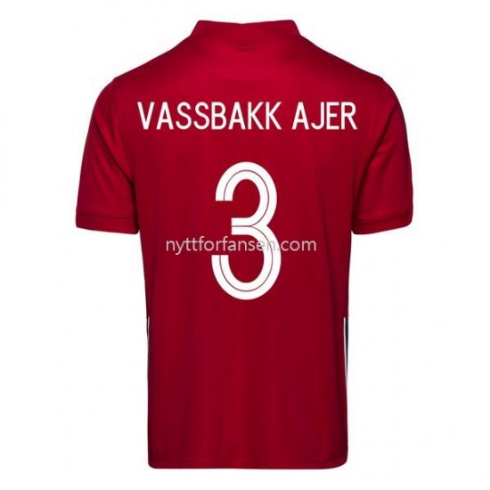 Norge Kristoffer Ajer 3 Fotballdrakt Herre Hjemmedraktsett 2020-2021