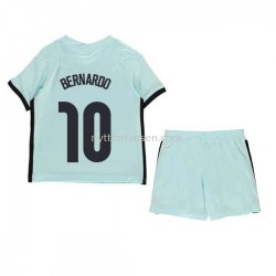 Portugal Bernardo Silva 10 Fotballdrakt Barn Bortedraktsett Euro 2020