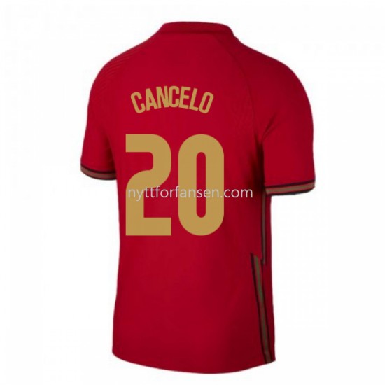 Portugal Joao Cancelo 20 Fotballdrakt Herre Hjemmedraktsett Euro 2020