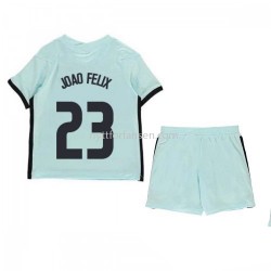 Portugal Joao Felix 23 Fotballdrakt Barn Bortedraktsett Euro 2020