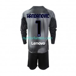 Inter Milan Fotballdrakt Samir Handanovic 1 Keeper Barn Hjemmedraktsett 2022-2023 Langermet