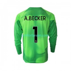 Liverpool Fotballdrakt A.Becker 1 Keeper Herre Tredjedraktsett 2022-2023 Langermet
