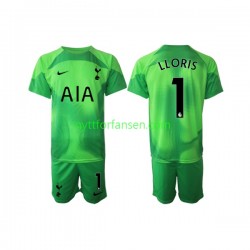 Tottenham Hotspur Fotballdrakt Hugo Lloris 1 Keeper Barn Bortedraktsett 2022-2023 Kortermet