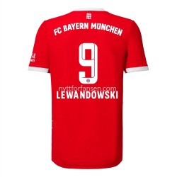 Bayern München Lewandowski 9 Fotballdrakt Herre Hjemmedraktsett 2022-2023