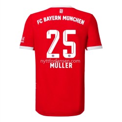 Bayern München Muller 25 Fotballdrakt Herre Hjemmedraktsett 2022-2023