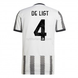 Juventus De Ligt 4 Fotballdrakt Herre Hjemmedraktsett 2022-2023