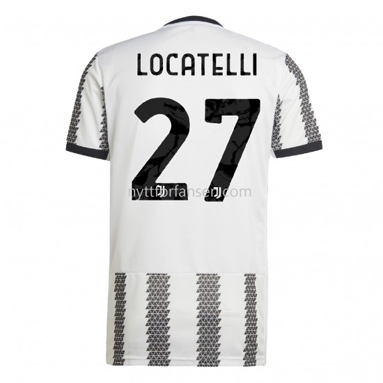 Juventus Locatelli 27 Fotballdrakt Herre Hjemmedraktsett 2022-2023