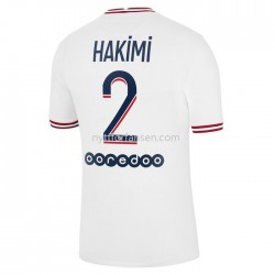 Paris Saint-Germain Hakimi 2 Fotballdrakt Herre Fjerdedraktsett 2021-2022