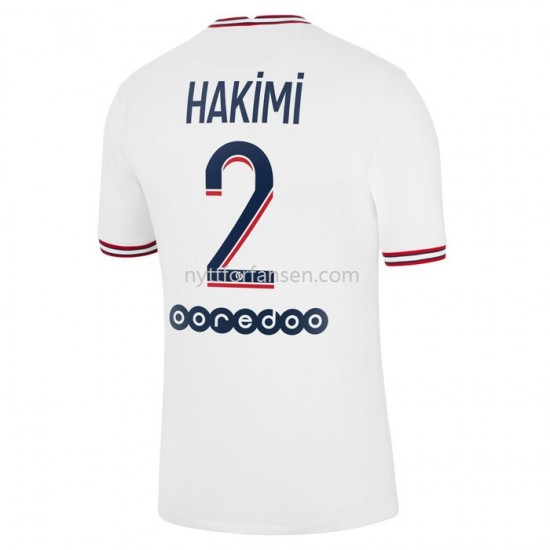 Paris Saint-Germain Hakimi 2 Fotballdrakt Herre Fjerdedraktsett 2021-2022