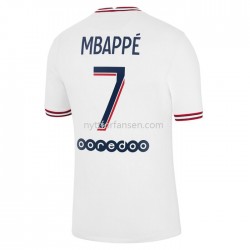 Paris Saint-Germain Kylian Mbappe 7 Fotballdrakt Herre Fjerdedraktsett 2021-2022