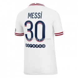 Paris Saint-Germain Lionel Messi 30 Fotballdrakt Herre Fjerdedraktsett 2021-2022