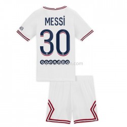 Paris Saint-Germain Lionel Messi 30 Fotballdrakt Barn Fjerdedraktsett 2021-2022
