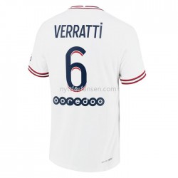 Paris Saint-Germain Marco Verratti 6 Fotballdrakt Herre Fjerdedraktsett 2021-2022