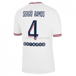 Paris Saint-Germain Sergio Ramos 4 Fotballdrakt Herre Fjerdedraktsett 2021-2022