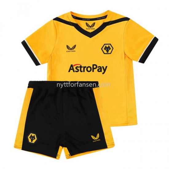 Wolverhampton Wanderers Fotballdrakt Barn Hjemmedraktsett 2022-2023
