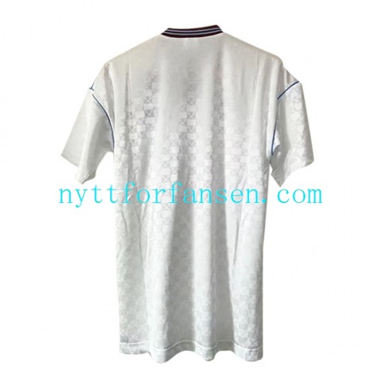 West Ham United Fotballdrakt Retro Herre Bortedraktsett 1989-1990 Kortermet