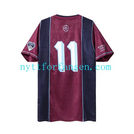 West Ham United Fotballdrakt Iron Maiden Retro Herre Bortedraktsett 2011 Kortermet