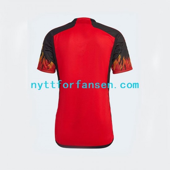 Belgia Fotballdrakt Herre Hjemmedraktsett Fotball-VM 2022 Kortermet