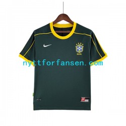 Brasil Fotballdrakt 1998 Keeper Retro Herre Bortedraktsett Kortermet